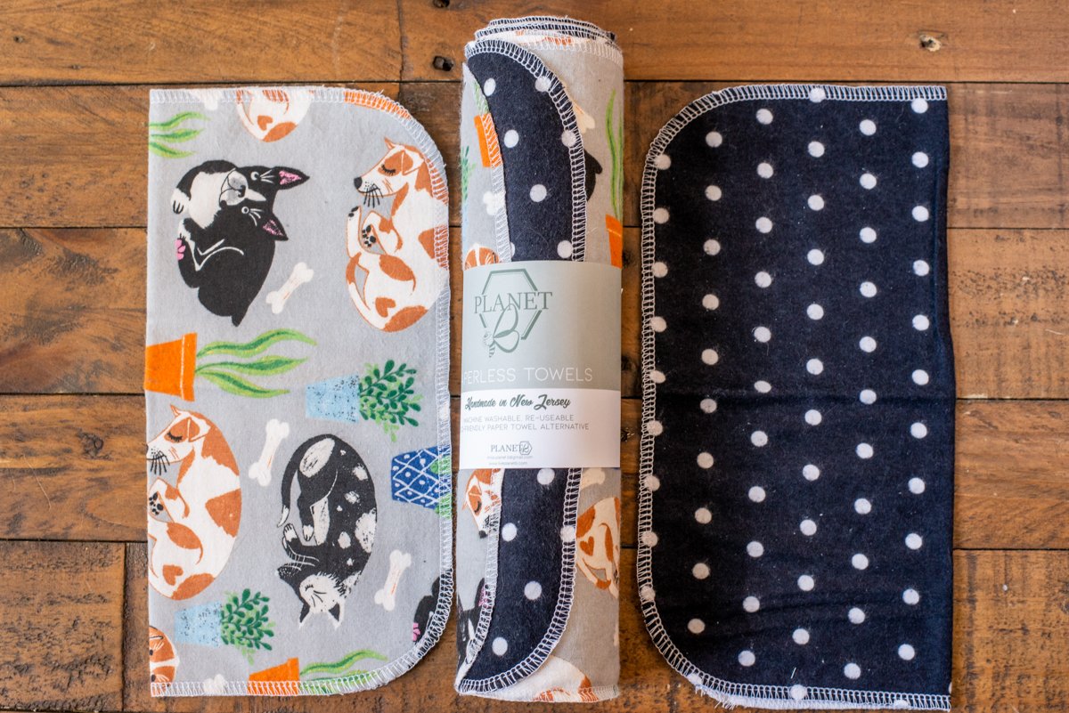 Paperless Towels - Pups & Plants