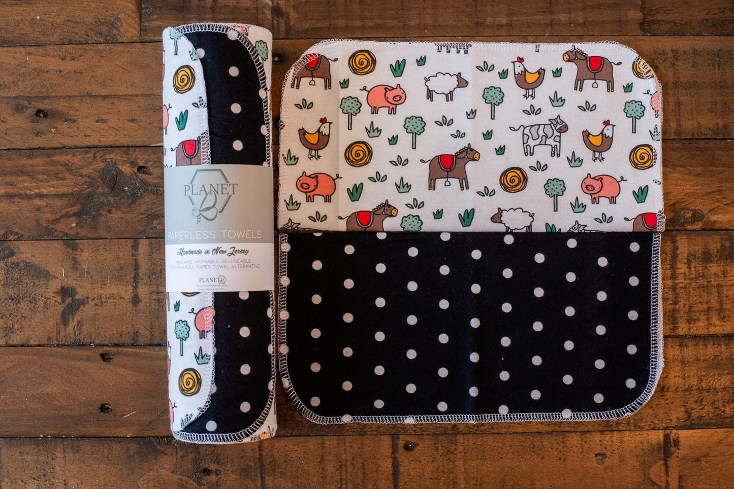 Paperless Towels - Barnyard Doodles