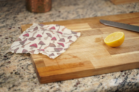 Beeswax Food Wraps - Mushrooms
