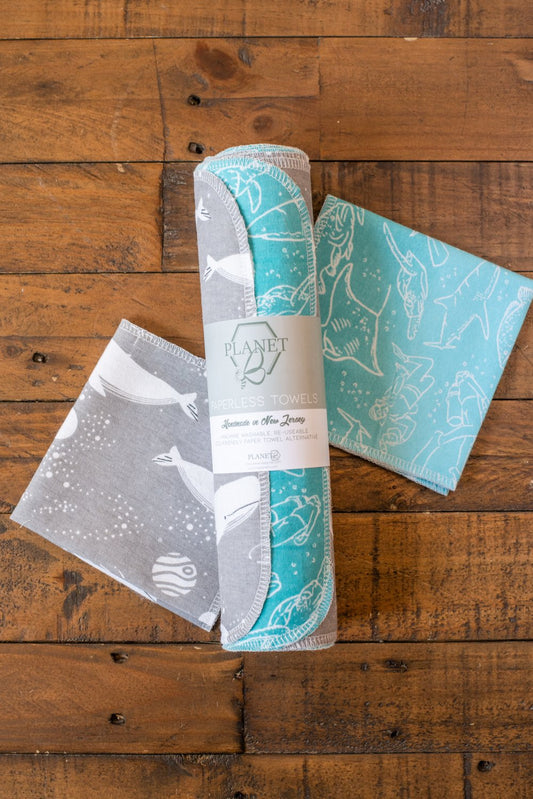 Paperless Towels - Whales