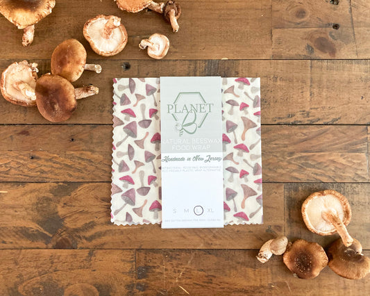 Beeswax Food Wraps - Mushrooms