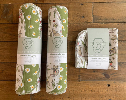 Paperless Towels - Strawberry Mice