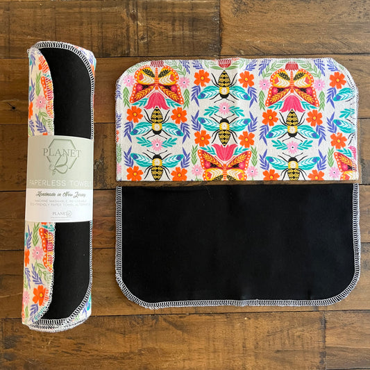 Paperless Towels - Kaleidoscope Pollinators