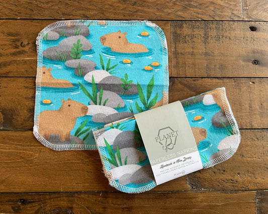 Paperless Napkins - Capybaras