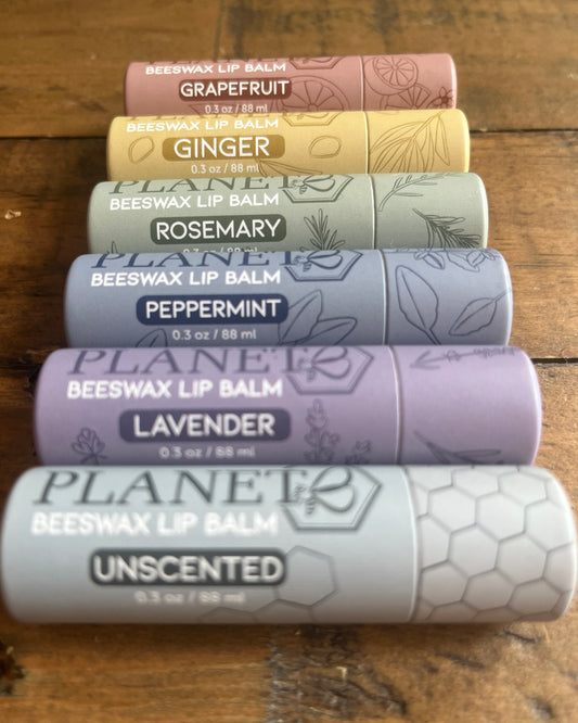 Beeswax Lip Balm - 6 Piece Gift Set