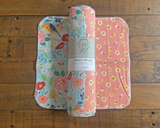 Paperless Towels - Birds & Bees