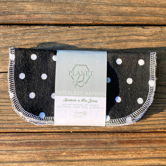 Paperless Napkins - Black Dot