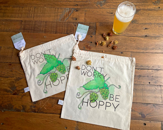 Produce Bag - Don't Worry, Be Hoppy